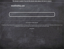 Tablet Screenshot of evendirectory.com
